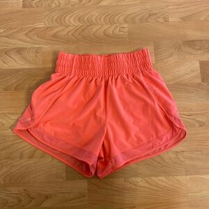 Athleta Mesh Racer Run High Rise 3” Shorts